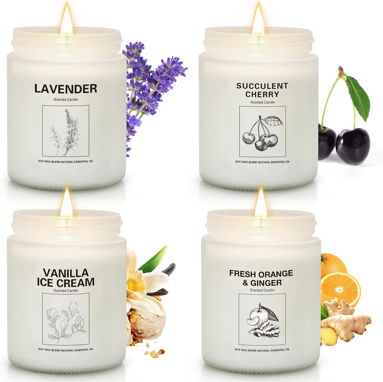 4 Pack Candles