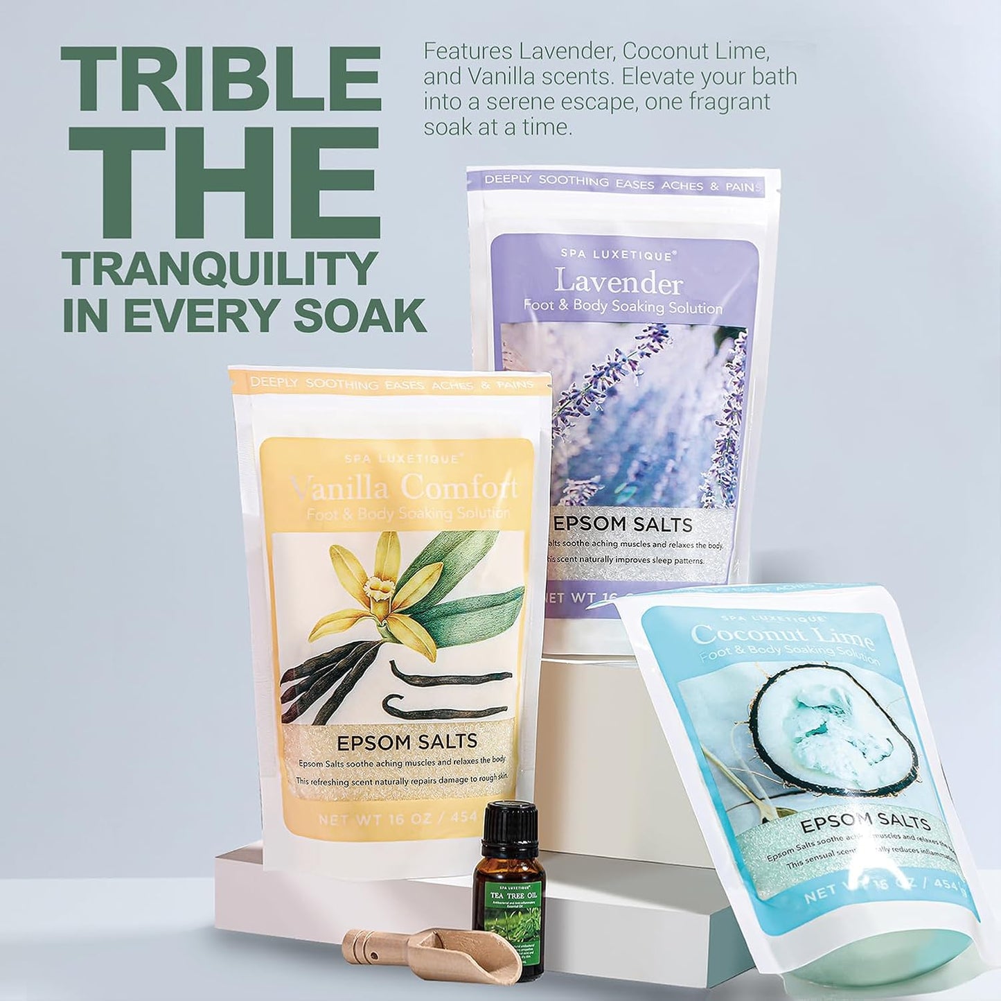 Epsom Salts for Soaking (Set of 3)