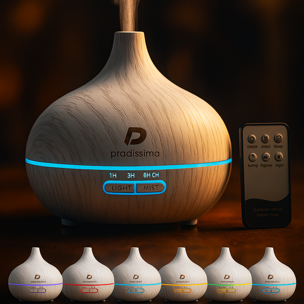 Aromatherapy Diffuser +10 Free Essential Oils
