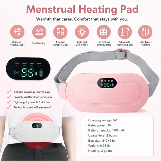 Portable Heated Massage Relief Belt
